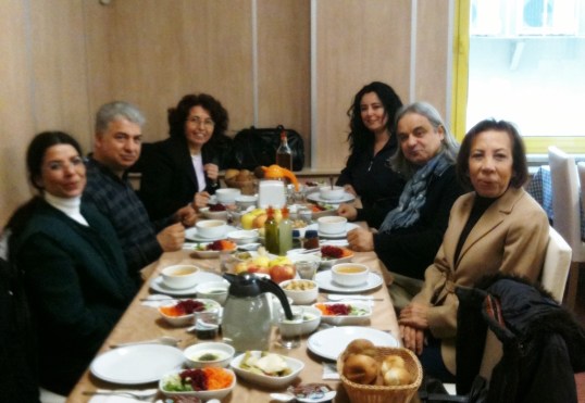 Lunch with some jury members