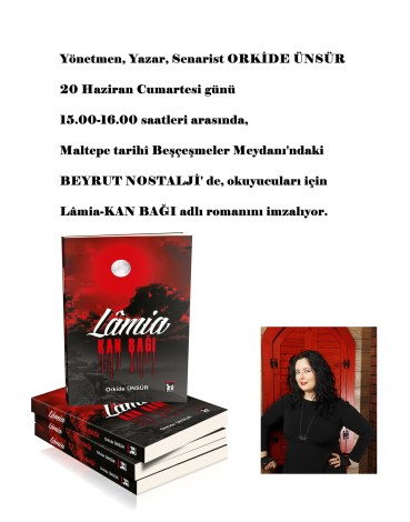 orkide ünsür imza günü yazılı afiş küçük